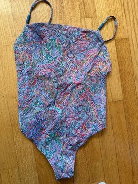Onia Reversible Paisley One-Piece Swimsuit – Size M